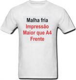 Malha Fria Impressão Maior que A4 Frente